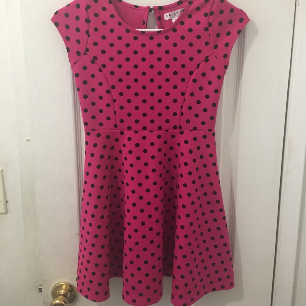 Polka dot dress for kids